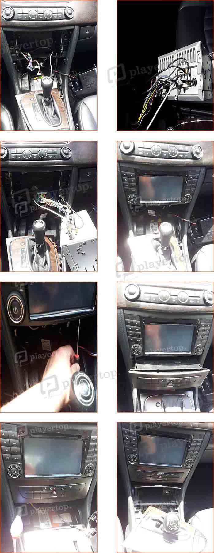 montage autoradio mercedes classe cls 320 cdi